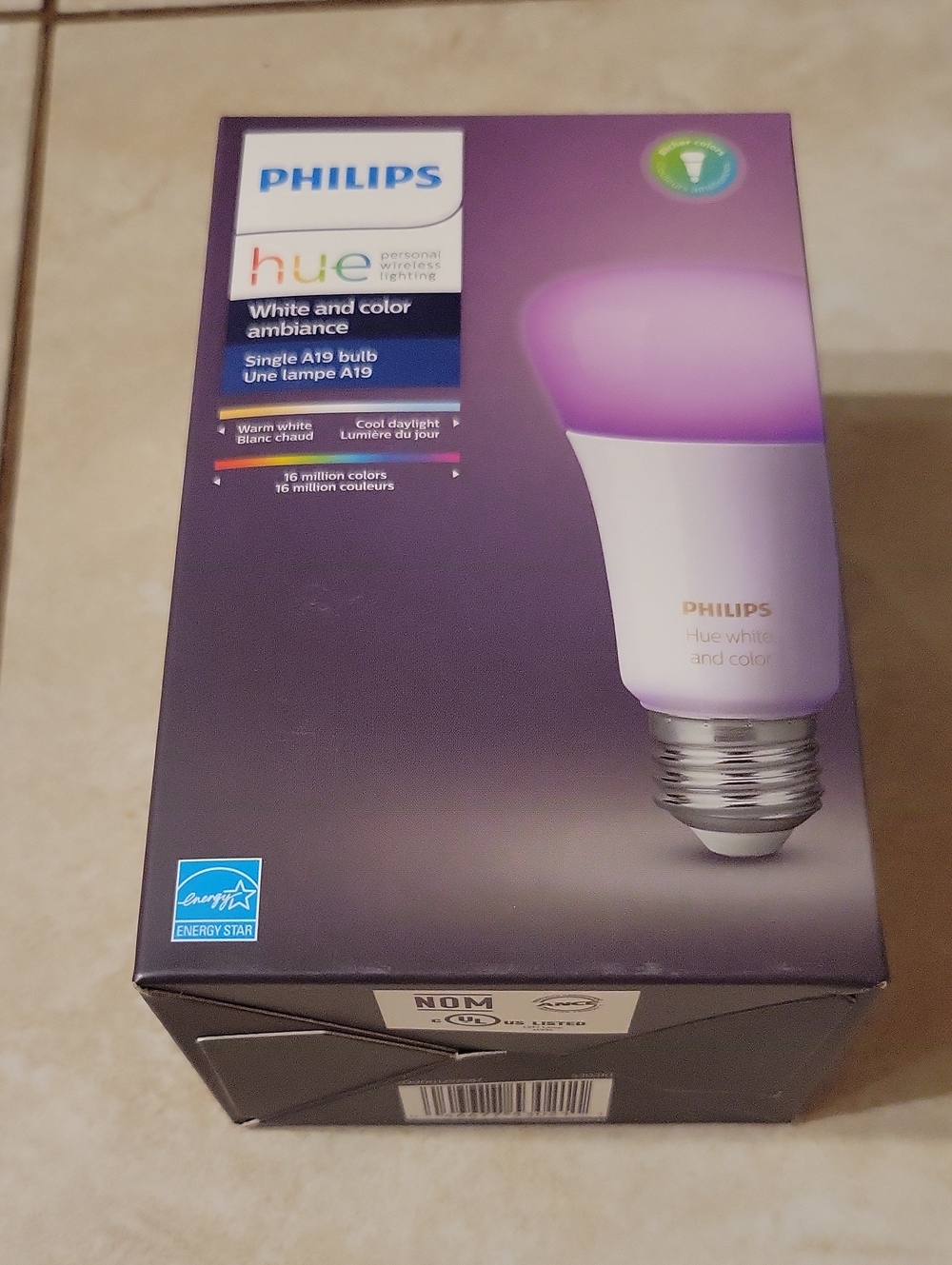 Philips Hue Single Premium A19 Smart Bulb